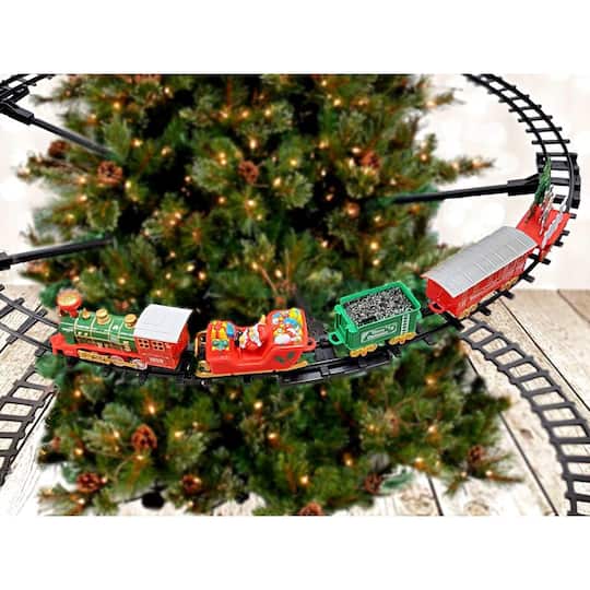 Wizardi Christmas Tree Train Décor Set